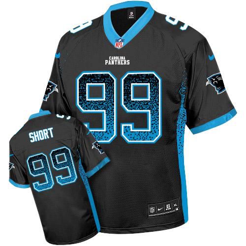 Nike Panthers #99 Kawann Short Black Team Color Men's Stitched NFL Elite Drift Fashion Jersey
